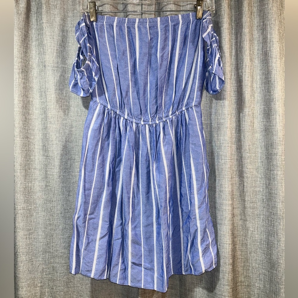 Blue Striped Dress